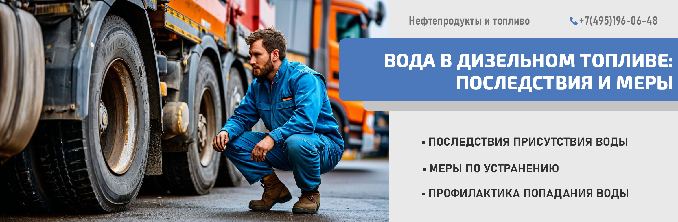 Вода в дизельном топливе: последствия и меры по устранению проблемы
